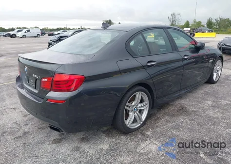 2013 BMW 550I из США, поврежденный, VIN WBAFR9C55DC271603